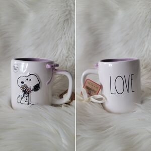 NEW Rae Dunn x Peanuts Snoopy LOVE Mug